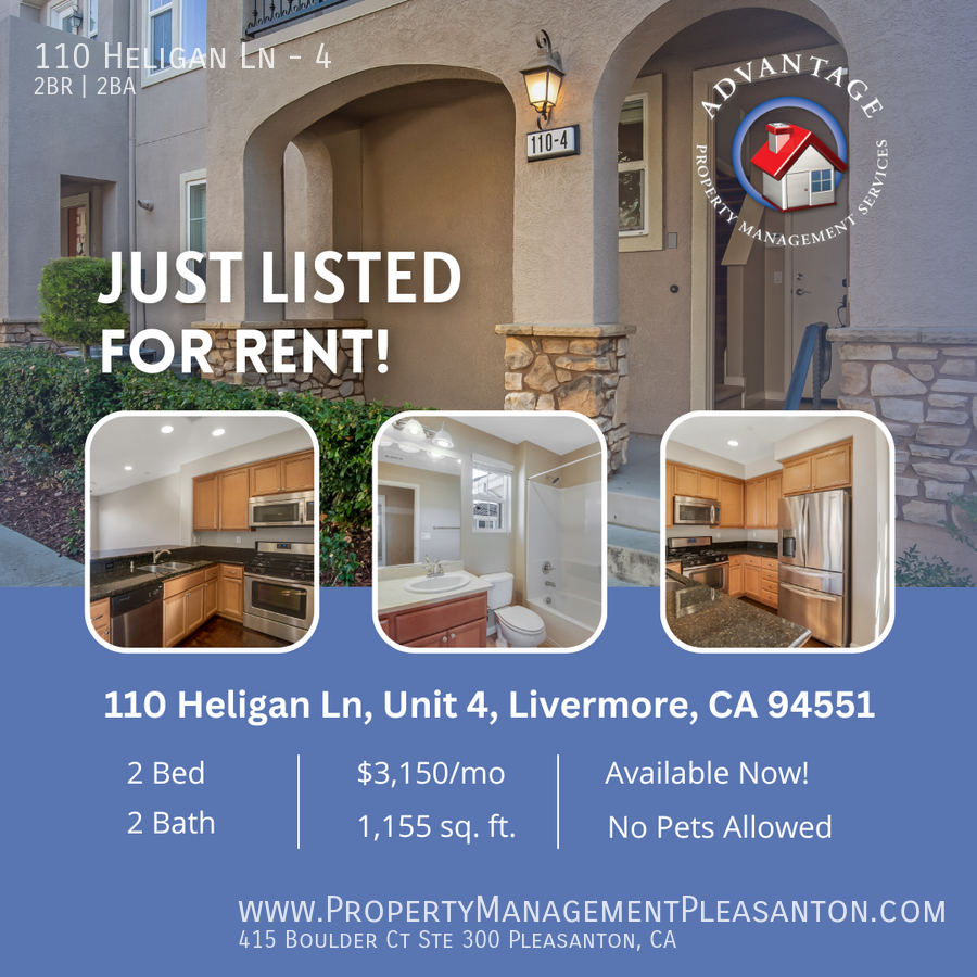 Bright 2 Bed, 2 Bath, 1155 Condo near Los Positas College property image