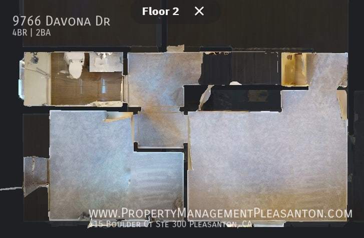 Two-Story 4 bed/2 bath 1,407 sq ft house off of 680 and Alcosta Blvd property image