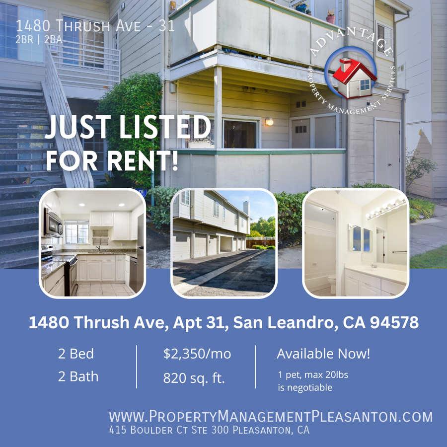 2 Bed, 2 Bath, 820 sq. ft. Condo near Bayfair Mall property image