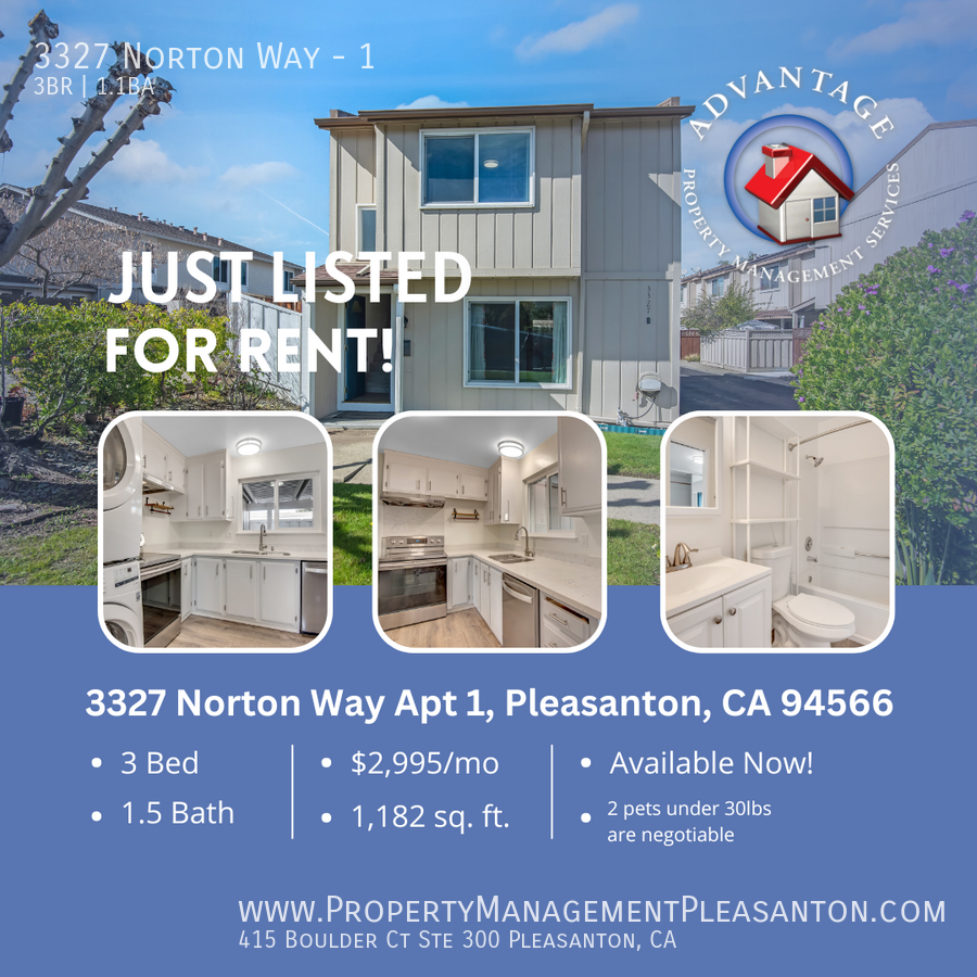 3 Bed, 1.5 Bath, 1182 sq ft Townhome property image