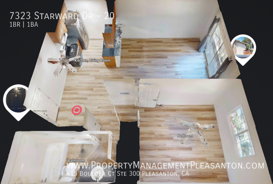 Top Floor 1 bed / 1 bath, 669 sq ft Condo Off Amador Valley Blvd property image