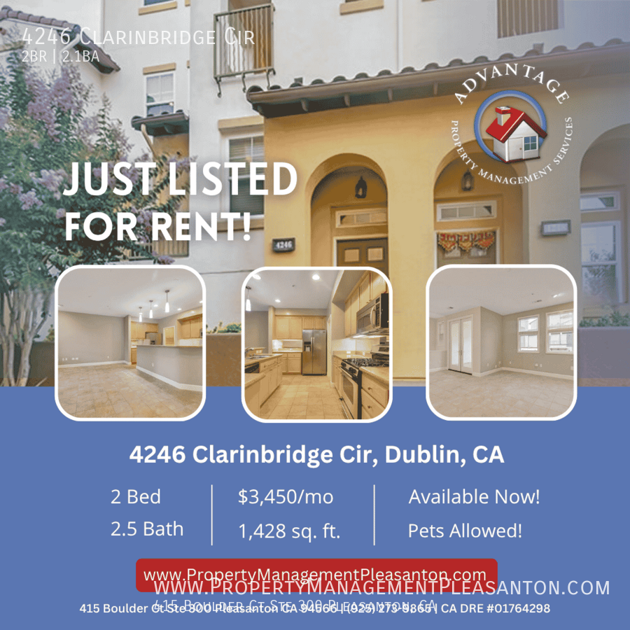 Nice 2 bed, 2.5 bath 1,428 sq ft Home in Dublin Ranch Area property image