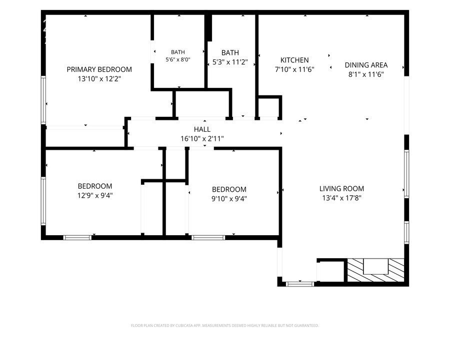 Top Floor 3 bed / 2 bath, 1,070 sq ft condo near Iron Horse Trail property image