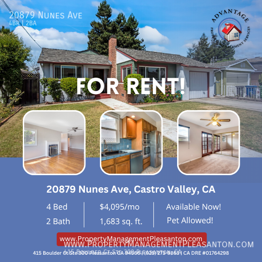 Nice 4 Bed, 2 Bath, 1,683 sq ft house off Castro Valley Blvd property image