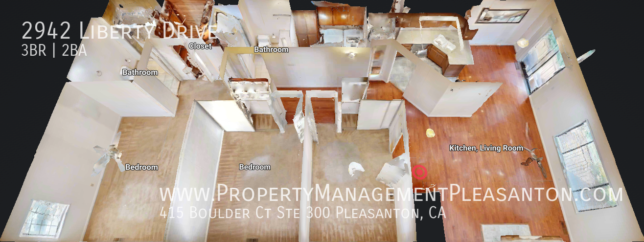 3 bedroom, 2 bathroom, 1,230 sq. ft. home located in the Shadow Cliff property image