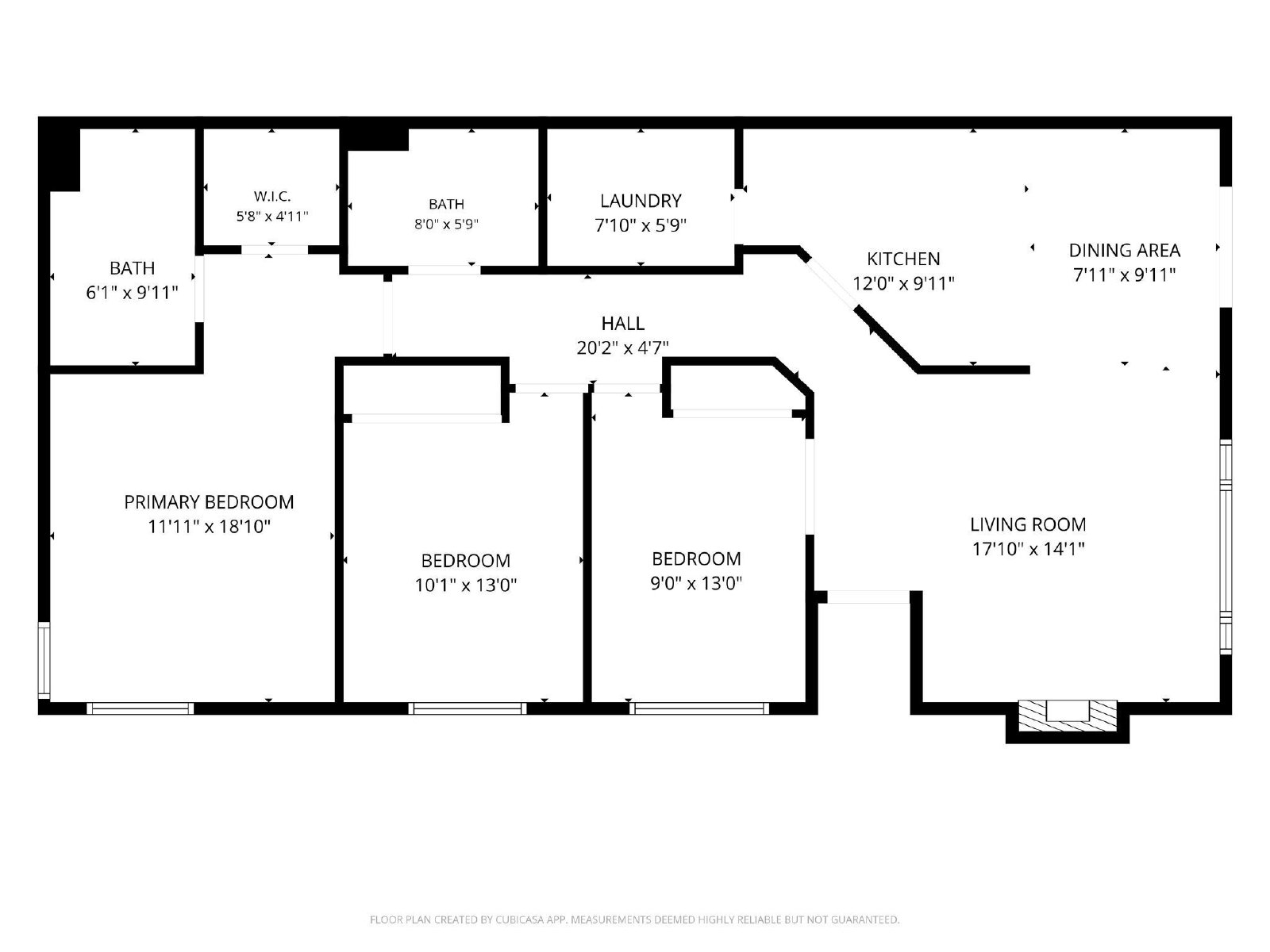 3 bedroom, 2 bathroom, 1,230 sq. ft. home located in the Shadow Cliff property image